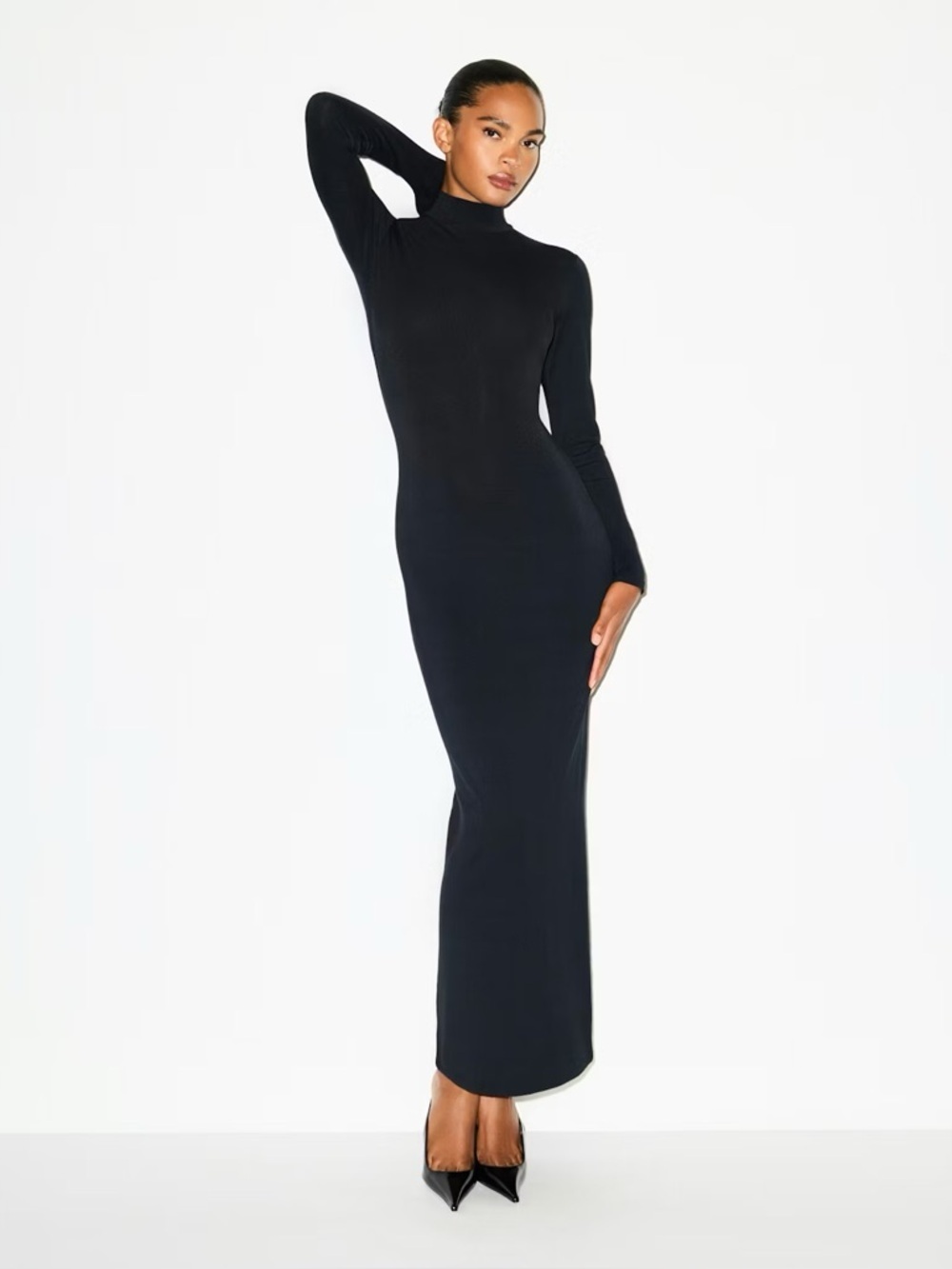 SKIMS Smooth layers (B22) Dress back zipper turtleneck NWT SIZE XS